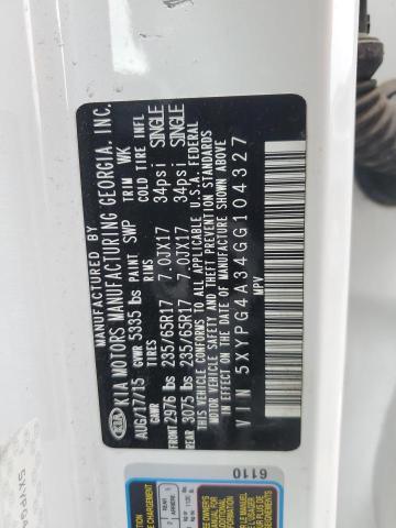 2016 KIA SORENTO LX - 5XYPG4A34GG104327