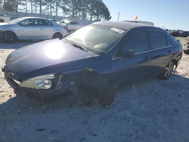 HONDA ACCORD EX 2003 blue  gas 1HGCM56603A019190 photo #1