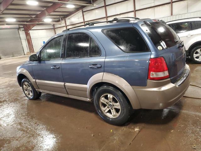 KIA SORENTO EX 2004 blue  gas KNDJC733145246316 photo #3