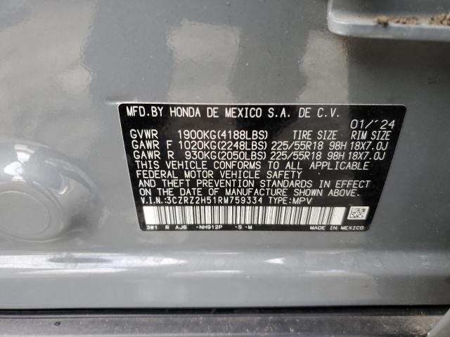 2024 HONDA HR-V SPORT - 3CZRZ2H51RM759334