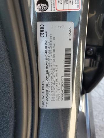2016 AUDI S6 PREMIUM WAUF2AFCXGN080073