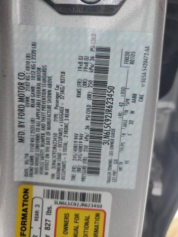2018 LINCOLN MKZ SELECT 3LN6L5C92JR623450