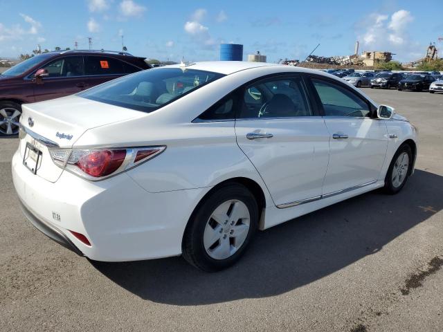 HYUNDAI SONATA HYB 2012 white sedan 4d hybrid engine KMHEC4A44CA021837 photo #4