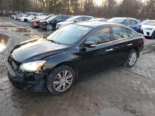 NISSAN SENTRA S 2014 black  gas 3N1AB7AP8EY206752 photo #1