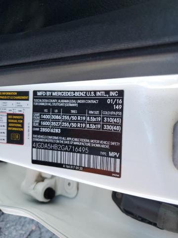 2016 MERCEDES-BENZ GLE 350 4M - 4JGDA5HB2GA716495