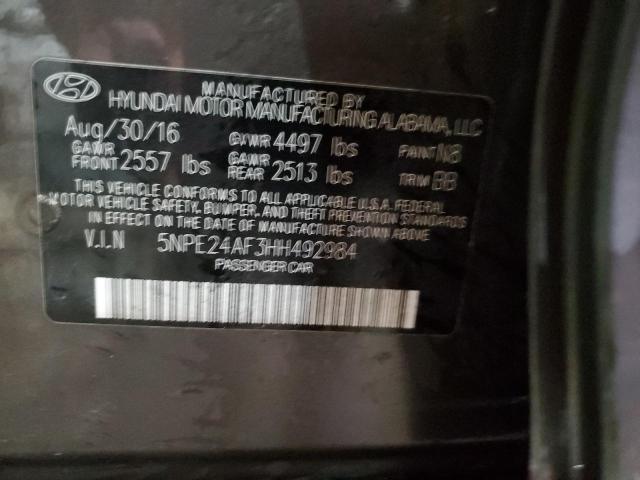 2017 HYUNDAI SONATA SE - 5NPE24AF3HH492984