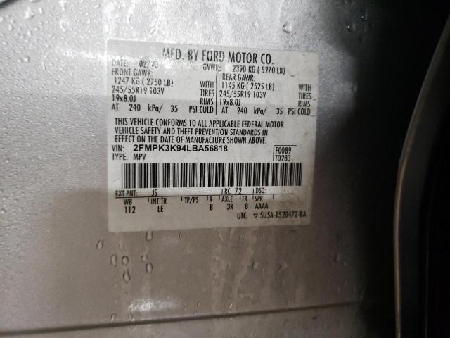 2020 FORD EDGE TITAN - 2FMPK3K94LBA56818