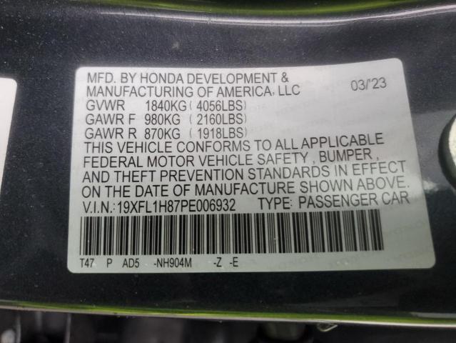 2023 HONDA CIVIC SPOR 19XFL1H87PE006932