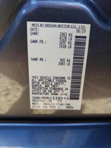 2020 NISSAN ALTIMA S - 1N4BL4BV6LC116943