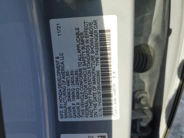 2022 HONDA ACCORD HYB 1HGCV3F29NA000896