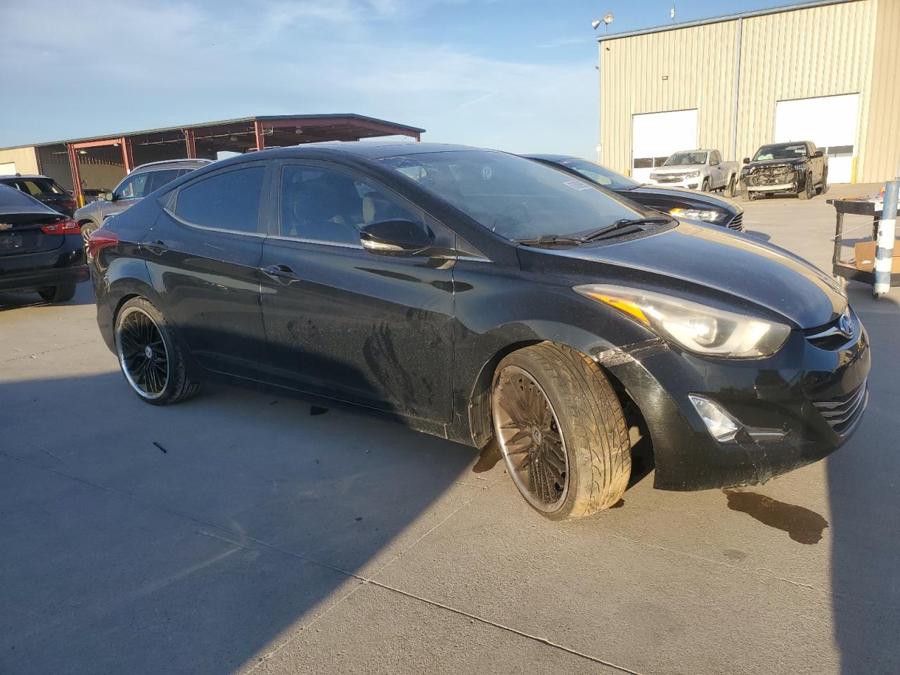 Lot #3052408597 2014 HYUNDAI ELANTRA SE