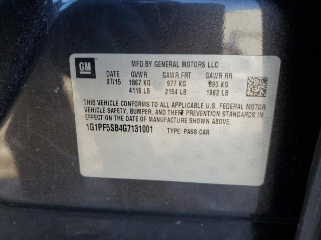 2016 CHEVROLET UK - 1G1PF5SB4G7131001