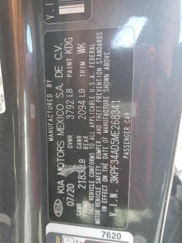 2021 KIA FORTE GT L - 3KPF34AD5ME268341