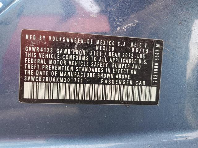 2019 VOLKSWAGEN JETTA S - 3VWCB7BU6KM201771