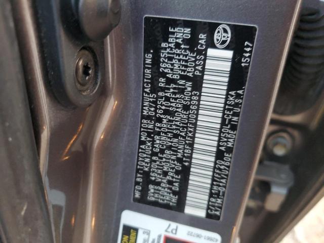 2015 TOYOTA CAMRY LE - 4T1BF1FKXFU056983