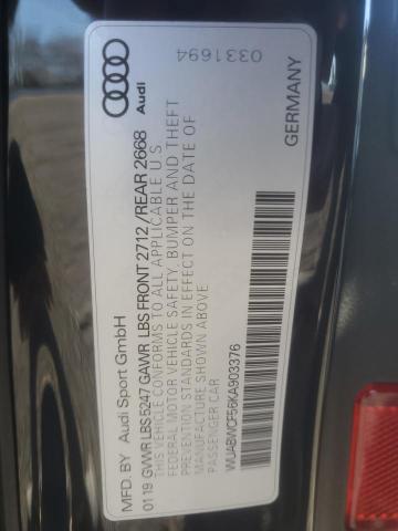 2019 AUDI RS5 - WUABWCF56KA903376