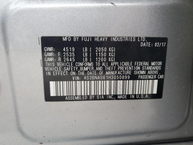 2017 SUBARU LEGACY SPO 4S3BNAS61H3050899