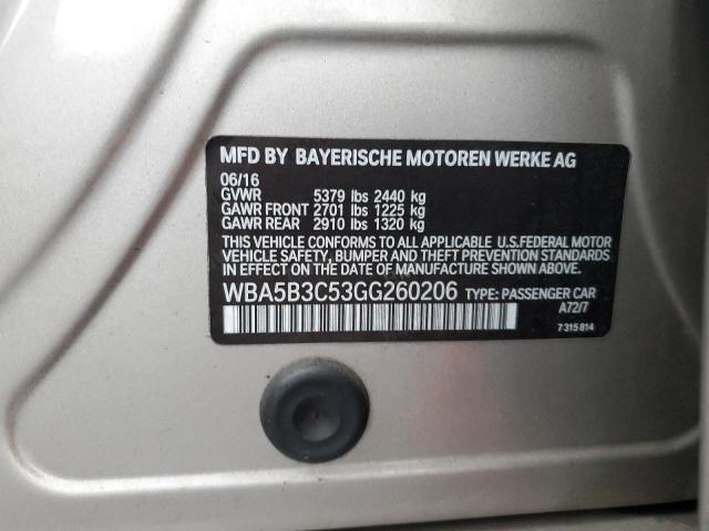 2016 BMW 535 XI - WBA5B3C53GG260206