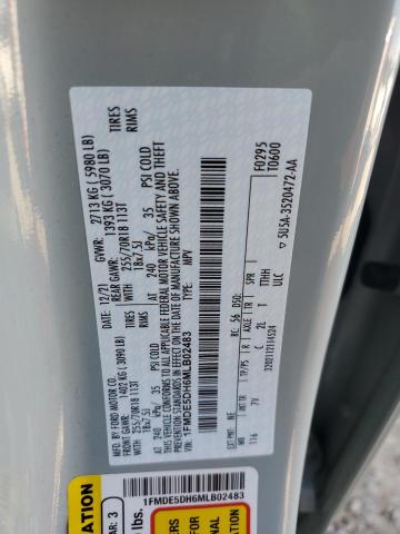 2021 FORD BRONCO 1FMDE5DH6MLB02483