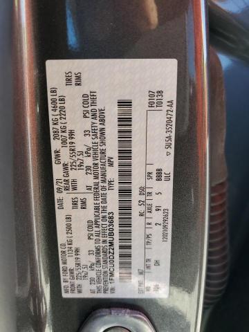2021 FORD ESCAPE TIT - 1FMCU0DZ2MUB03683