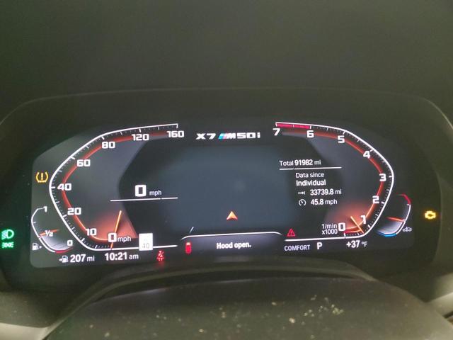 2020 BMW X7 M50I 5UXCX6C09L9B33655