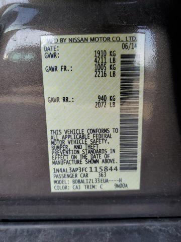 2015 NISSAN ALTIMA 2.5 - 1N4AL3AP3FC115844