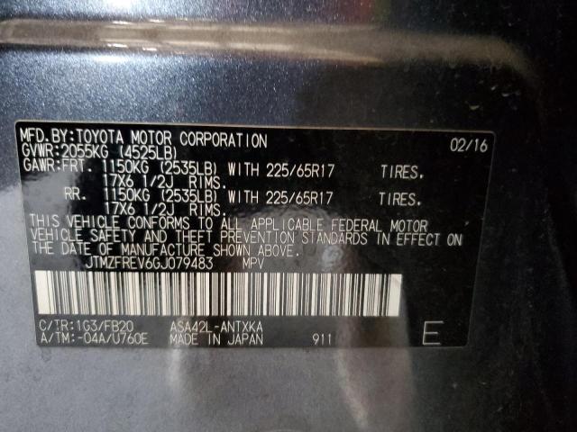 2016 TOYOTA RAV4 LE - JTMZFREV6GJ079483
