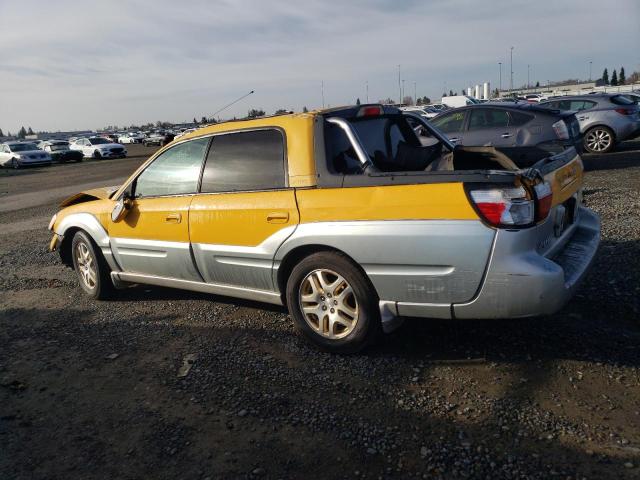 SUBARU BAJA 2003 yellow  gas 4S4BT61C237104332 photo #3