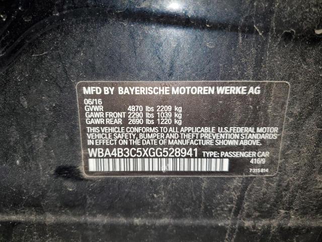 2016 BMW 435 XI GRA WBA4B3C5XGG528941
