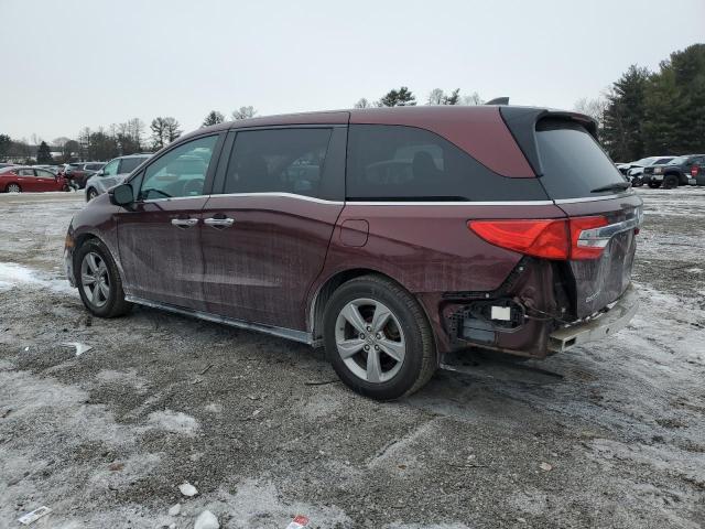 HONDA ODYSSEY EX 2018 burgundy  gas 5FNRL6H71JB106608 photo #3