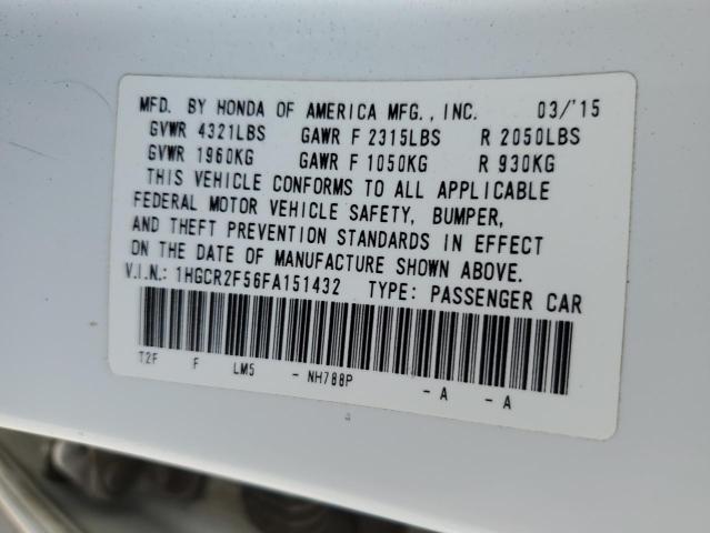 2015 HONDA ACCORD SPO 1HGCR2F56FA151432