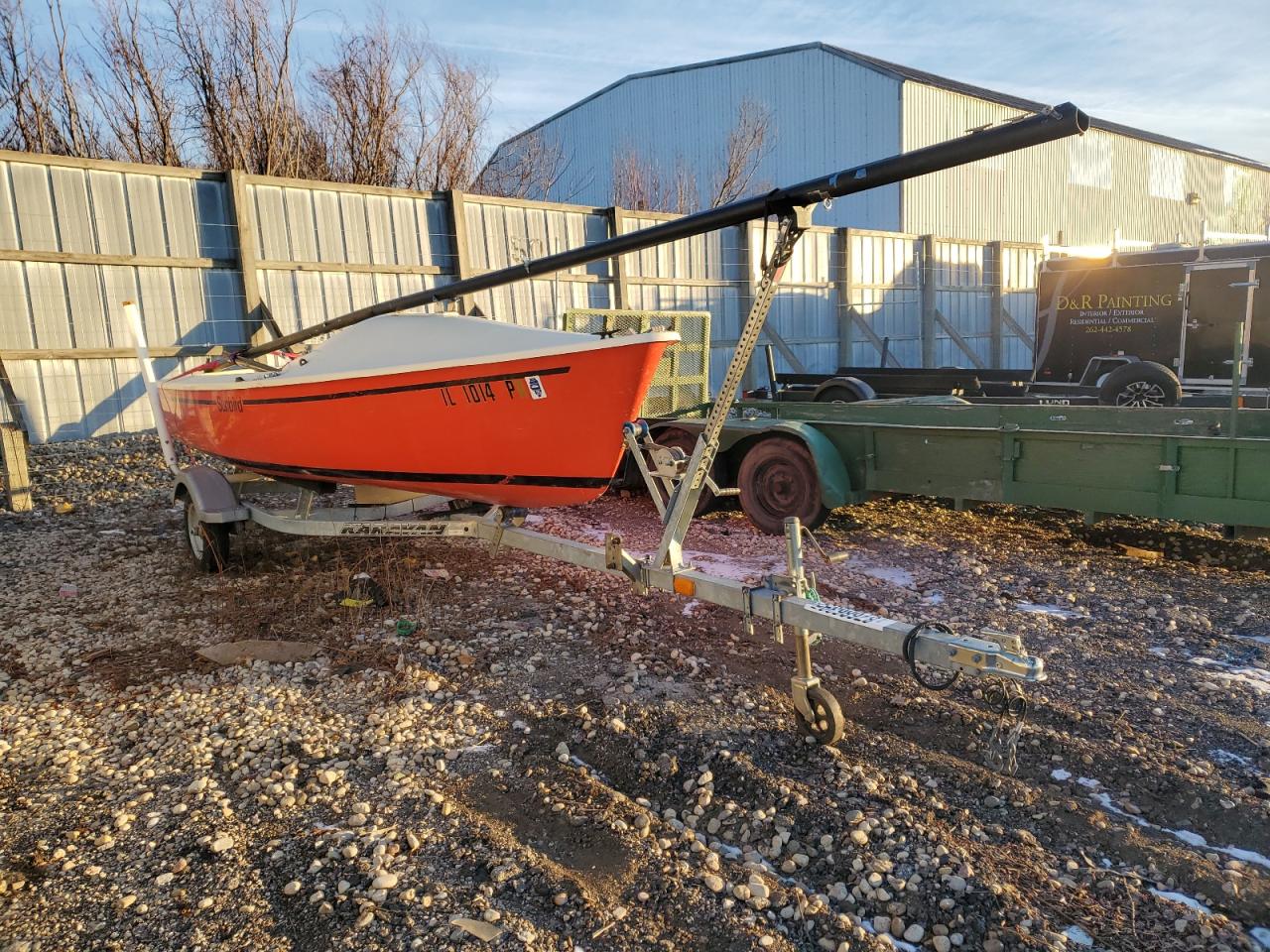  Salvage Kara Boat Trlr