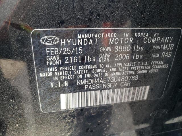 2016 HYUNDAI ELANTRA SE - KMHDH4AE7GU480788