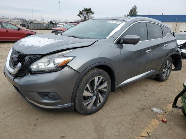 NISSAN MURANO S 2018 gray  gas 5N1AZ2MH1JN198884 photo #1