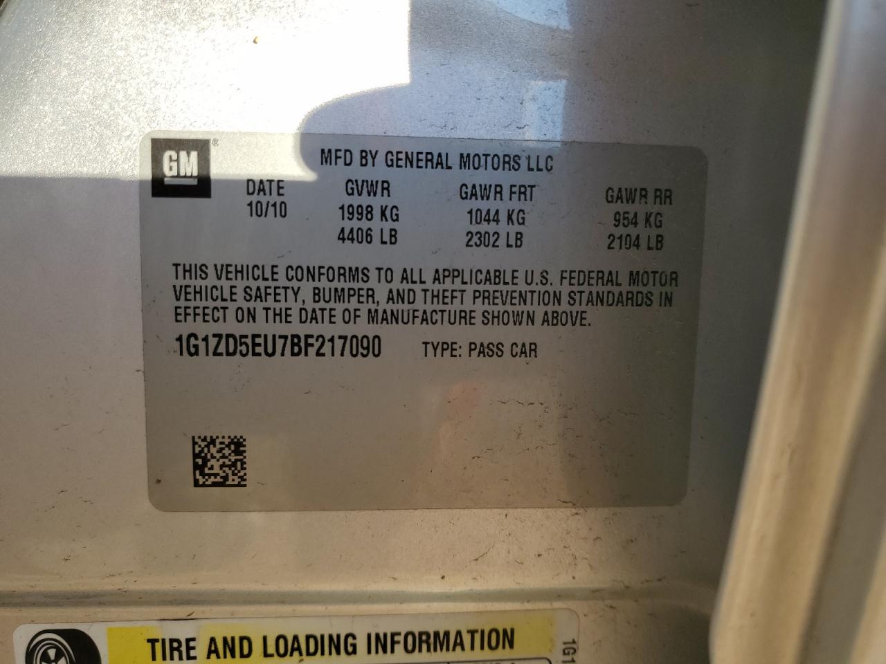 CHEVROLET MALIBU 2LT