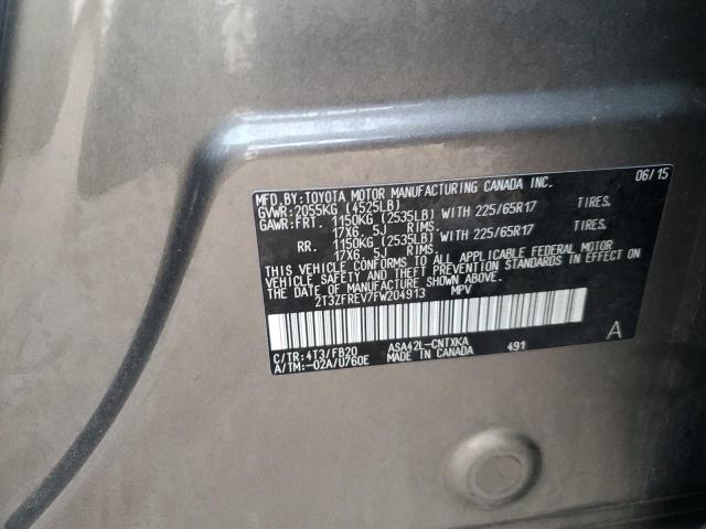 2015 TOYOTA RAV4 LE - 2T3ZFREV7FW204913