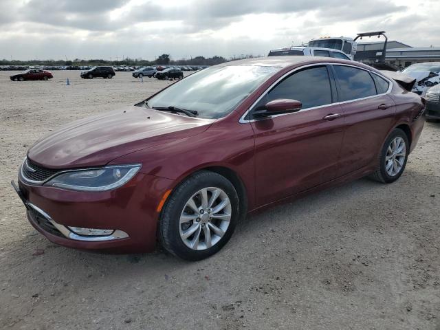 CHRYSLER 200 C 2015 maroon sedan 4d flexible fuel 1C3CCCCG3FN514407 photo #1