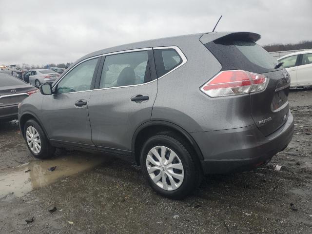 NISSAN ROGUE S 2016 gray  gas KNMAT2MV7GP632170 photo #3