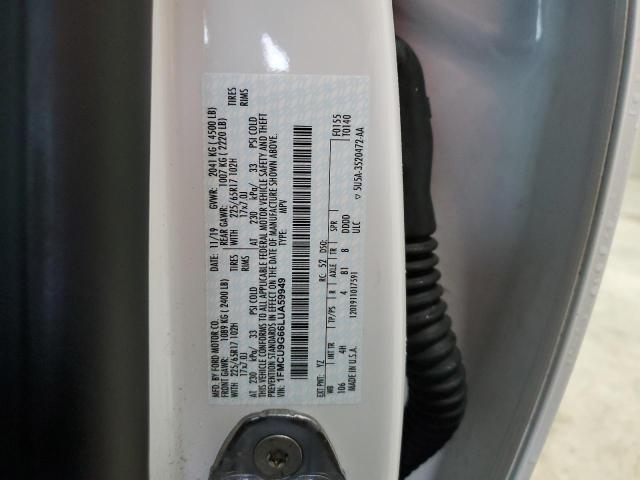 2020 FORD ESCAPE SE 1FMCU9G66LUA59949