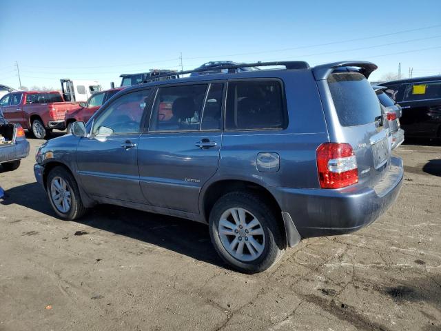 TOYOTA HIGHLANDER 2006 charcoal 4dr spor hybrid engine JTEEW21A960022140 photo #3