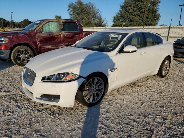 JAGUAR XF 2013 white sedan 4d gas SAJWA0E71D8S91713 photo #1