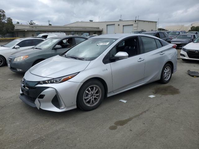 TOYOTA PRIUS PRIM 2019 silver  hybrid engine JTDKARFP9K3112280 photo #1