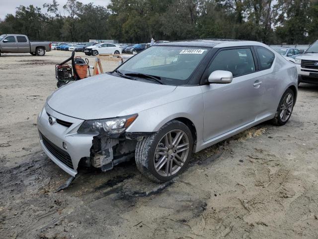 TOYOTA SCION TC 2011 silver  gas JTKJF5C77B3006851 photo #1