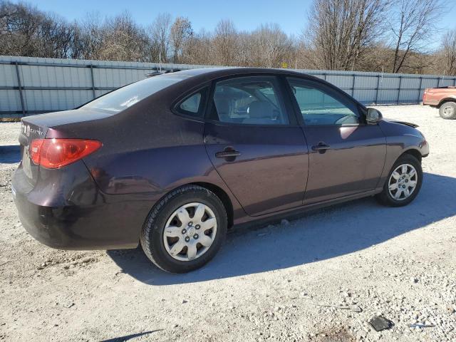 HYUNDAI ELANTRA GL 2008 purple sedan 4d gas KMHDU46D58U482942 photo #4