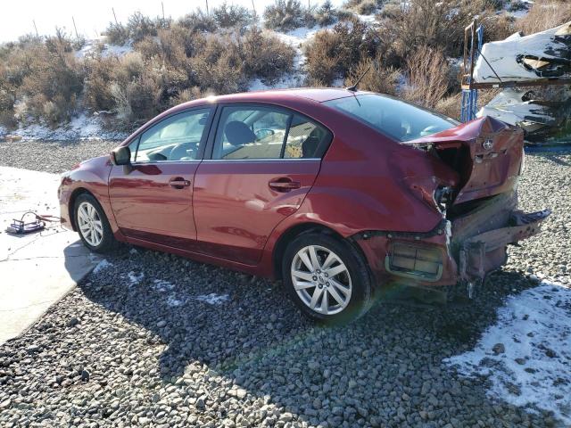 SUBARU IMPREZA PR 2015 red  gas JF1GJAC62FH005170 photo #3