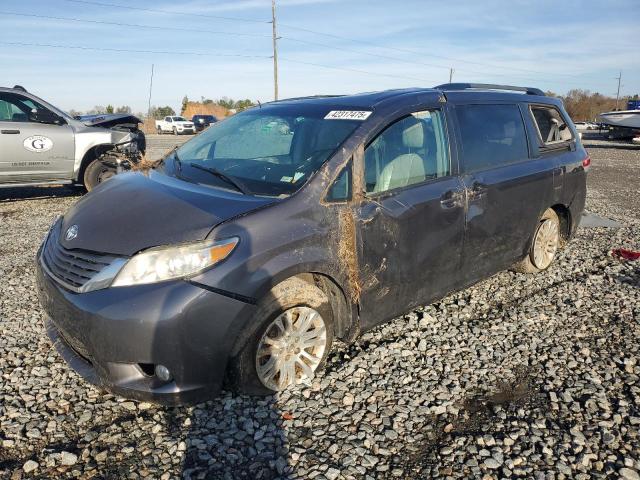 TOYOTA SIENNA XLE 2011 charcoal  gas 5TDYK3DC5BS010705 photo #1