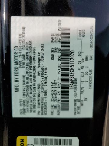 2022 FORD MUSTANG GT - 1FA6P8CFXN5112020