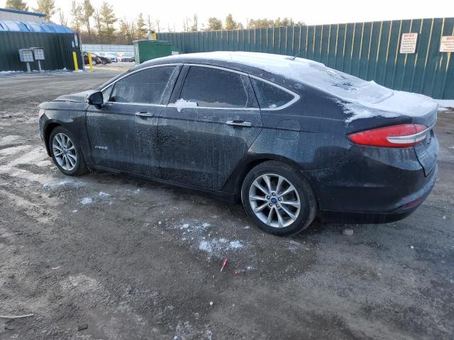 FORD FUSION SE 2017 black  hybrid engine 3FA6P0LU9HR148251 photo #3