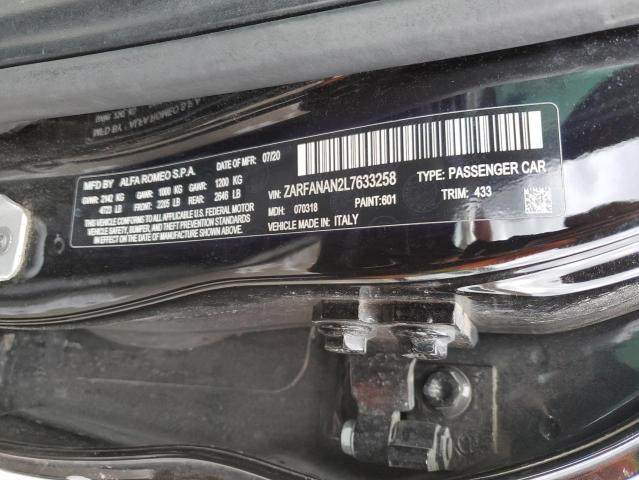 2020 ALFA ROMEO GIULIA - ZARFANAN2L7633258