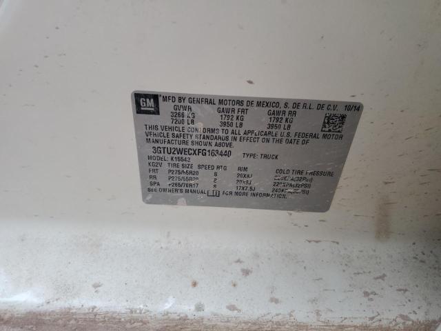 2015 GMC SIERRA K15 3GTU2WECXFG163440